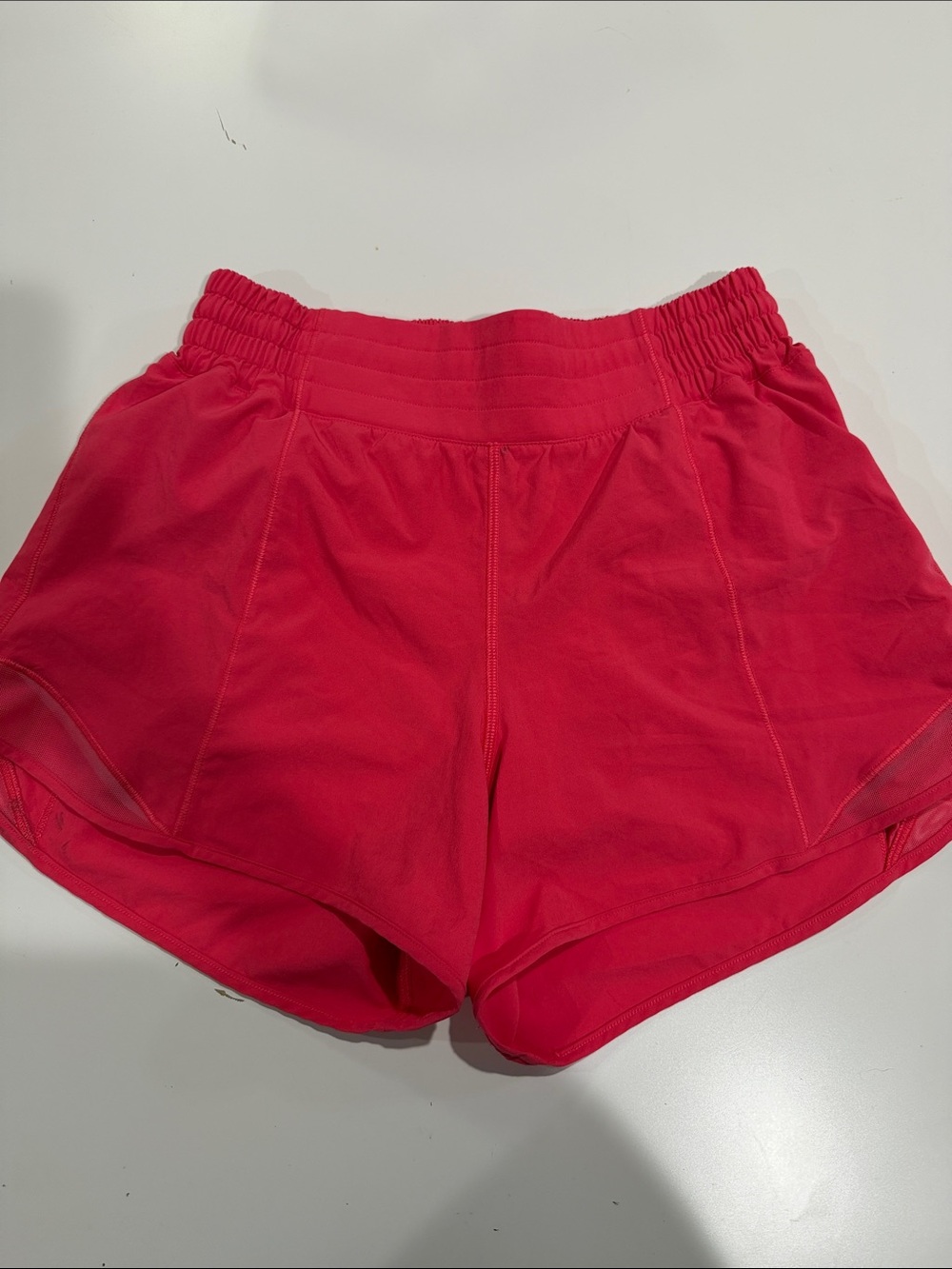 lululemon athletica Women’s Elastic Waist Running Shorts - Hot Pink